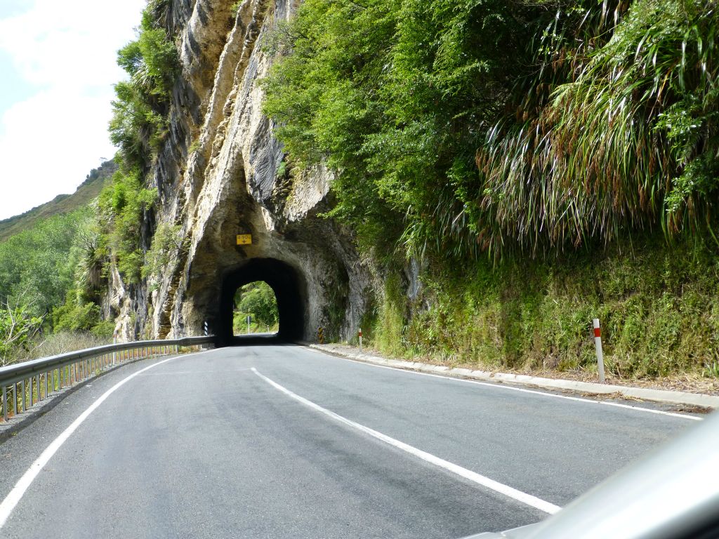 The drive north from Taranaki, through Awakino Gorge.