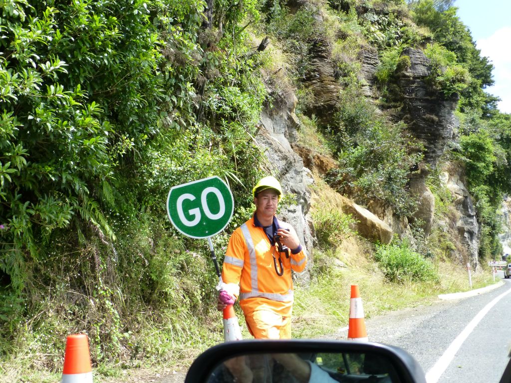 The drive north from Taranaki, through Awakino Gorge.