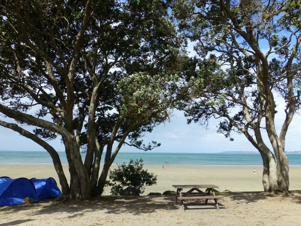 Brief stop at Orewa Beach.