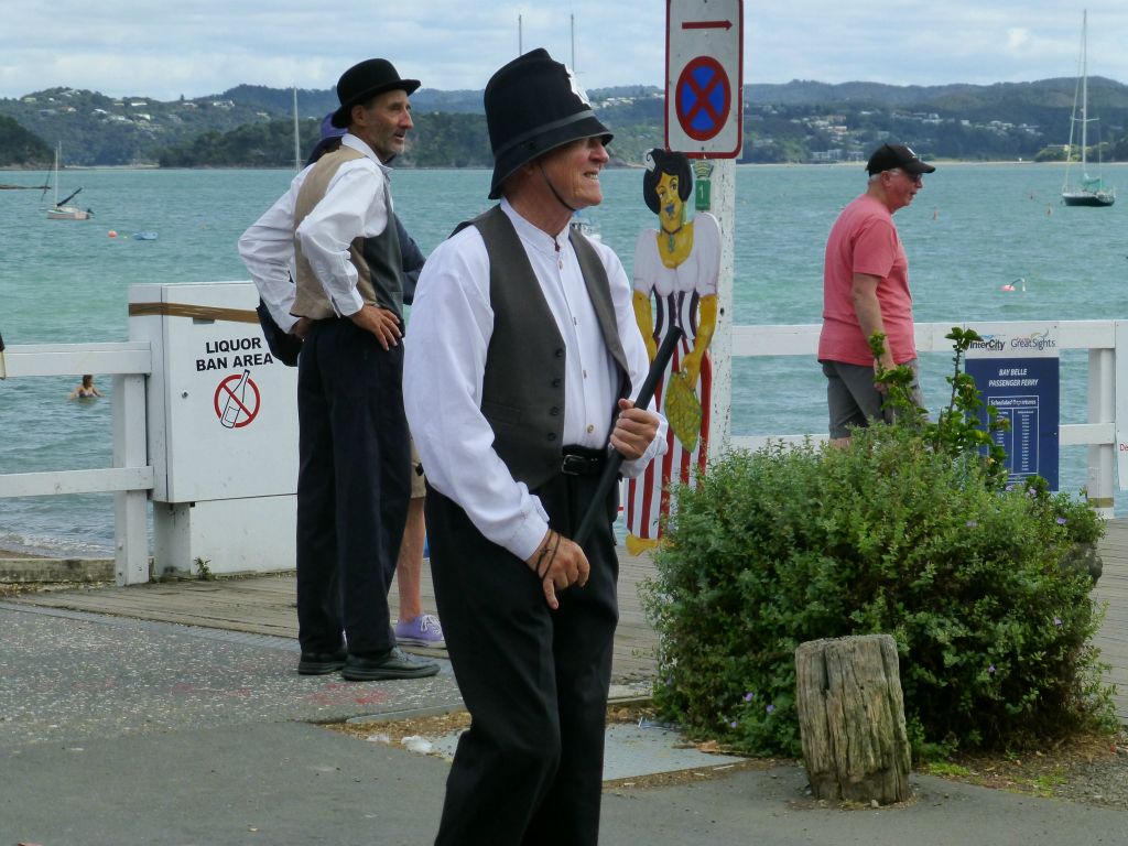 Outdoor theatre, set in the 1800s.  Russell, Bay of Islands.