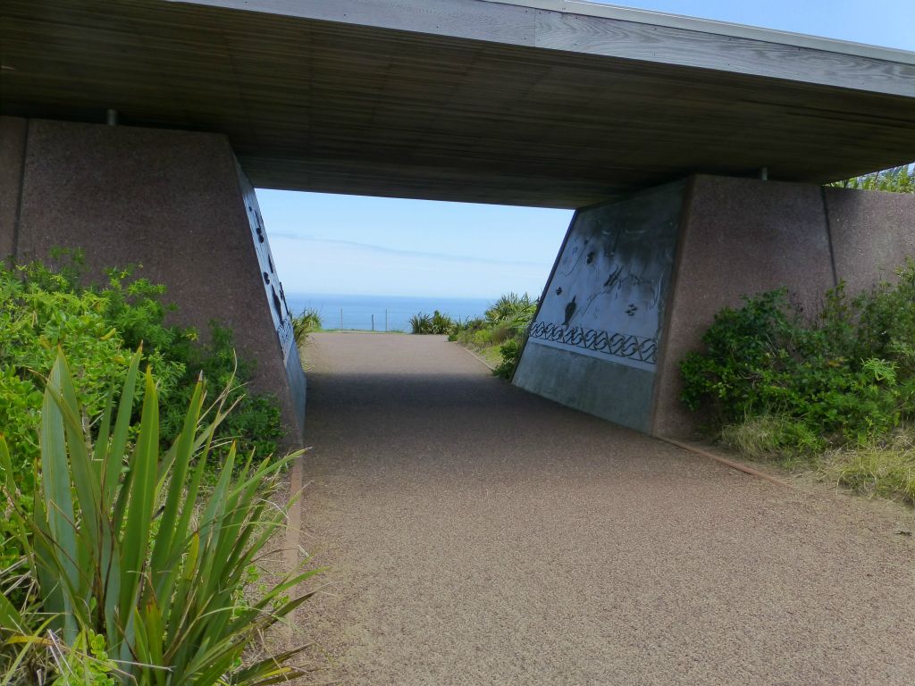 Entrance at Cape Reinga (the very north of New Zealand).