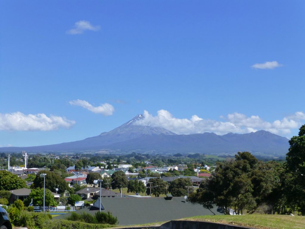 Mount Egmont from Churchill Heights.